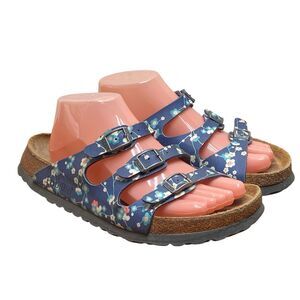 Birkenstock‎ Papillio Florida Three Strap Floral Sandals Women's Size 9
